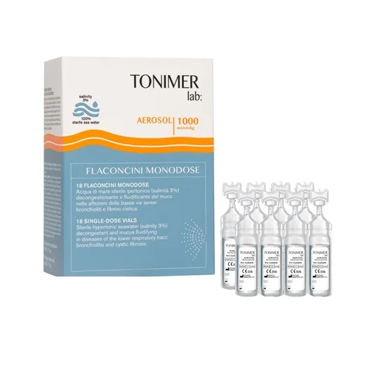 Tonimer Lab Aerosol Apa de mare sterila 3% 18 fiole