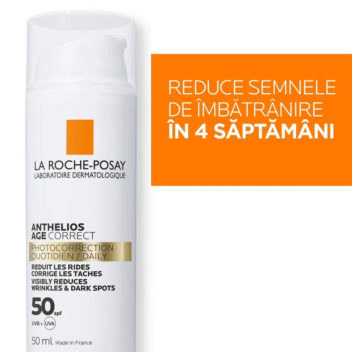 La Roche Posay Anthelios Age Correct Crema cu actiune foto-imbatranire SPF50 50 ml