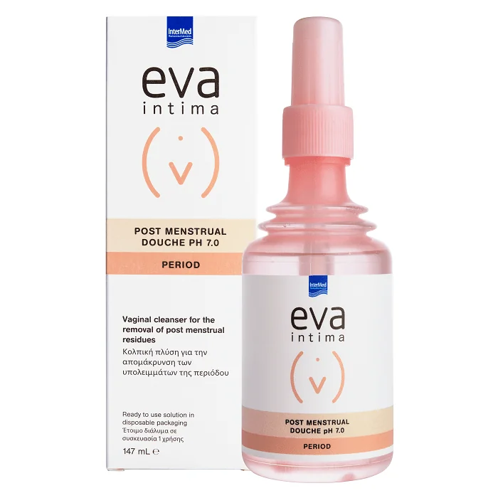 Eva Intima Post Mentrual Douche pH 7.0 Solutie de curatare vaginala 147 ml