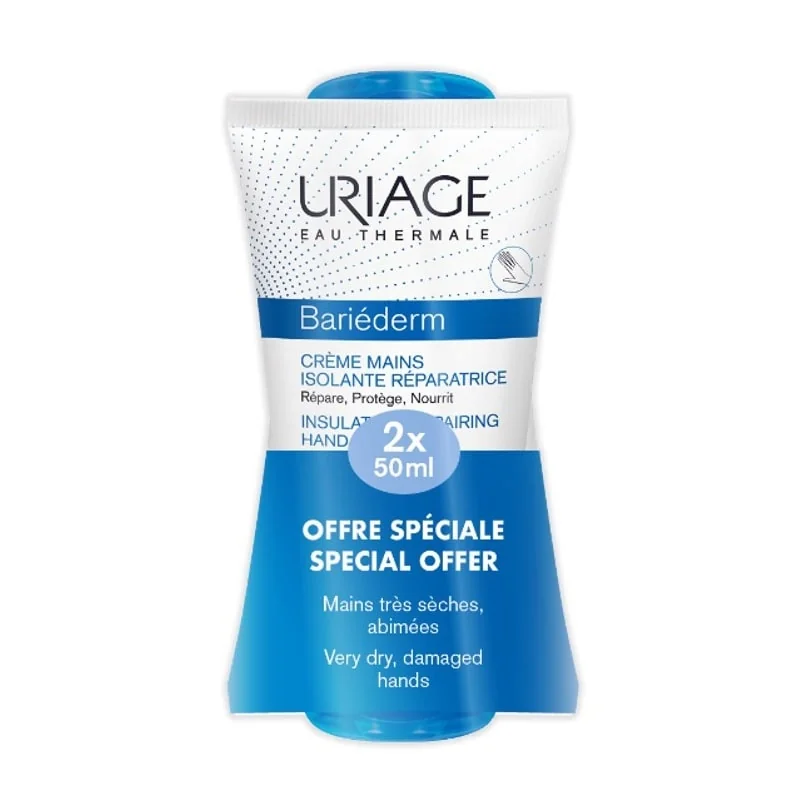 Uriage Bariederm Crema de maini 50 ml 1+1 70% din al II-lea