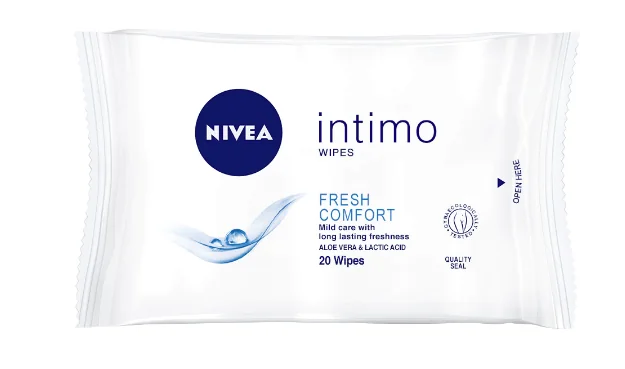 Nivea 82177 Servetele intimo fresh confort 20 bucati