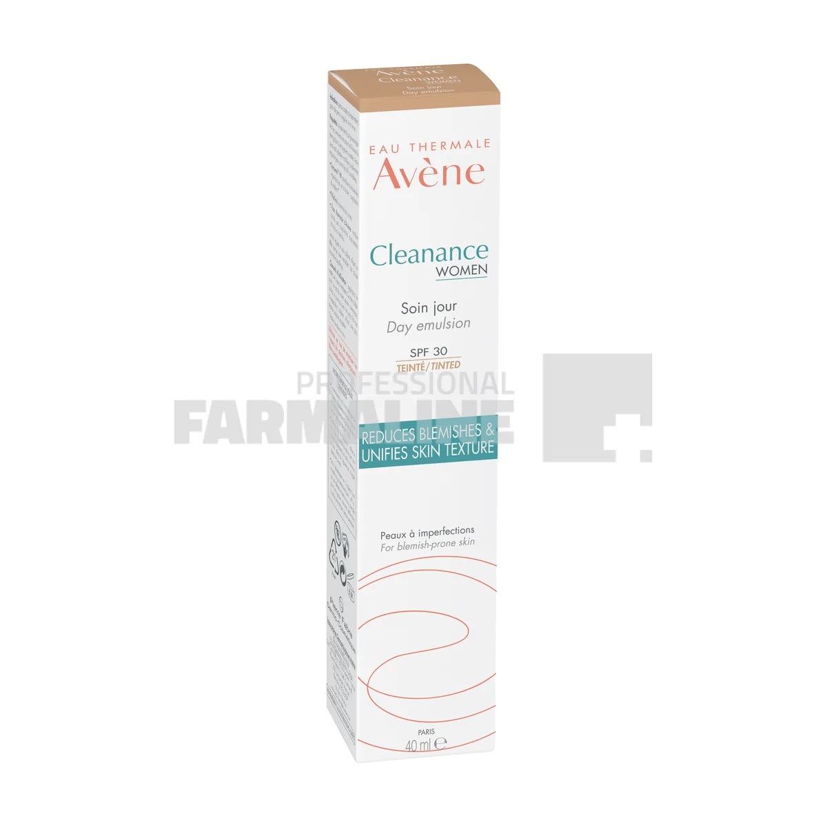 Avene Cleanance Women emulsie de zi SPF30 nuantatoare 40 ml