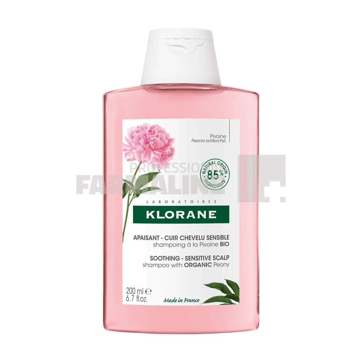Klorane Sampon pentru scalp sensibil cu bujor Bio 200 ml