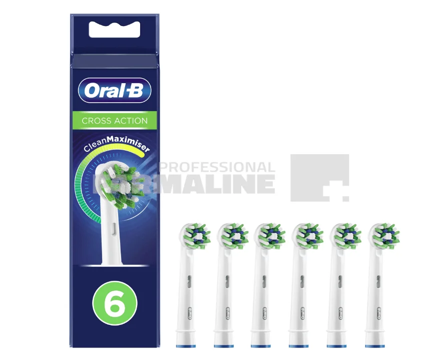 Oral B Rezerve cap periuta electrica Cross Action Clean Maximiser 6 bucati