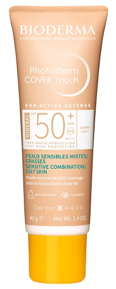 Bioderma Photoderm Cover Touch Fluid SPF50 claire/deschis 40 ml