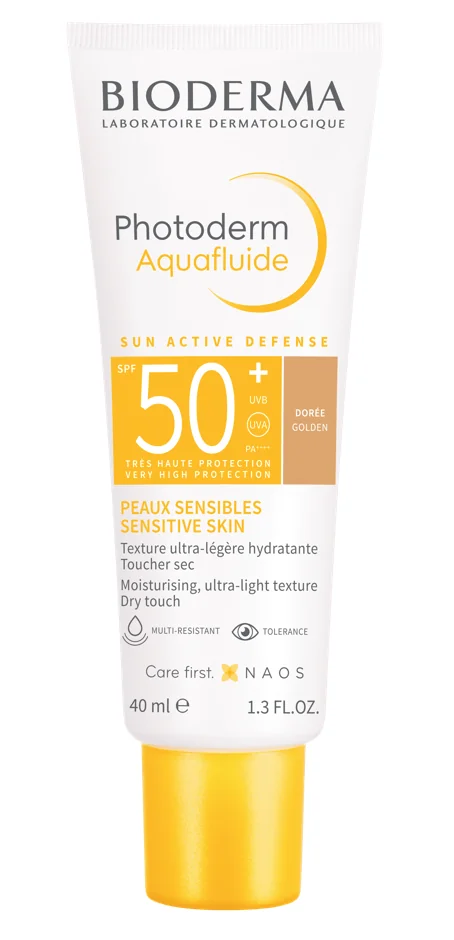 Bioderma Photoderm Aquafluide Doree/Golden Crema lejera SPF50 40 ml