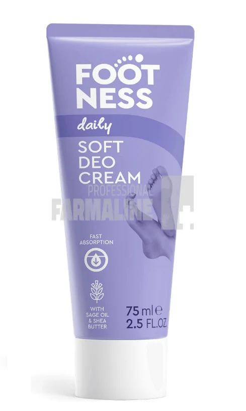 Footness FT01 Crema dezodorizanta delicata 3 in 1 75 ml