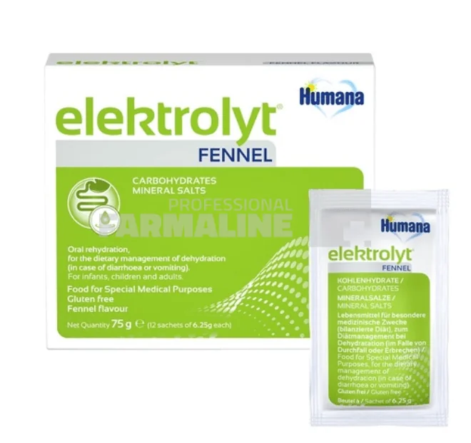 Humana Elektrolyt Fenicul 12 plicuri