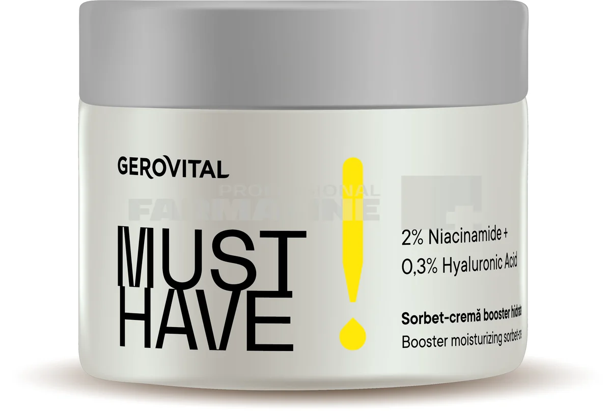 Gerovital Must Have Sorbet Crema Booster hidratanta 50 ml