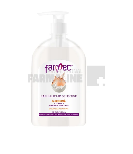 Farmec Sapun lichid sensitive cu glicerina 500 ml