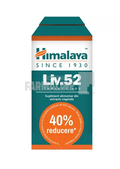 Liv 52 100 comprimate Oferta 1 + 1 - 40% La al II - lea produs