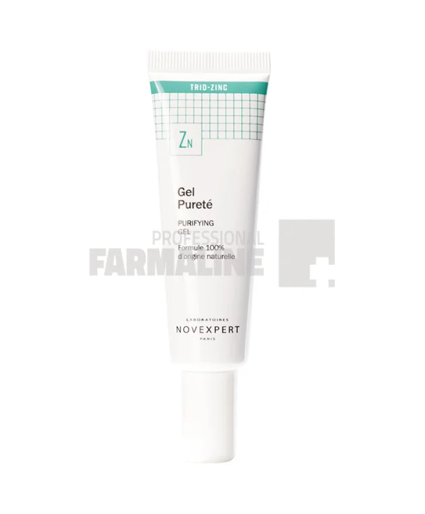 Novexpert Trio-Zinc Gel purifiant pentru piele cu imperfectiuni,piele grasa/mixta 30 ml