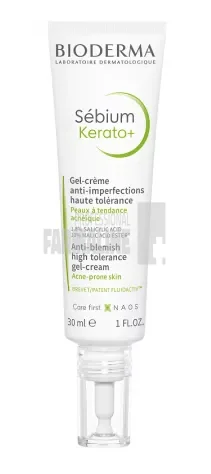 Bioderma Sebium Kerato+ gel crema anti-imperfectiuni 30 ml
