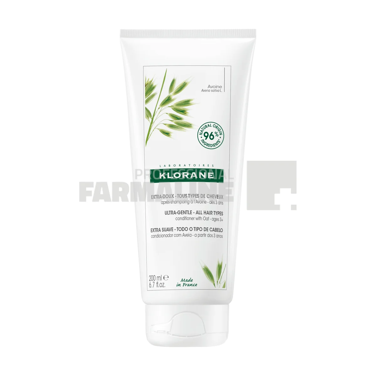 Klorane Balsam cu lapte de ovaz pentru utilizare frecventa 200 ml