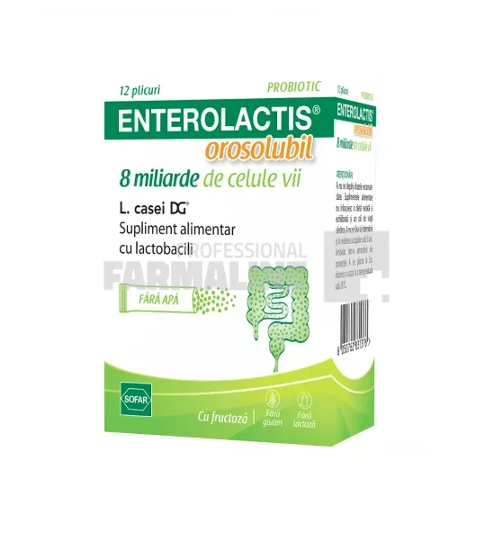 Enterolactis orosolubil 12 plicuri