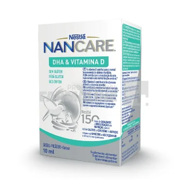 NanCare DHA & Vitamina D picaturi 10 ml