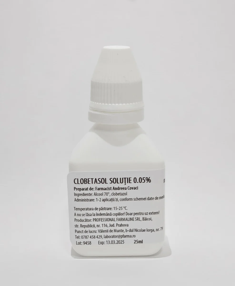 Clobetasol solutie 0.05% 25 ml