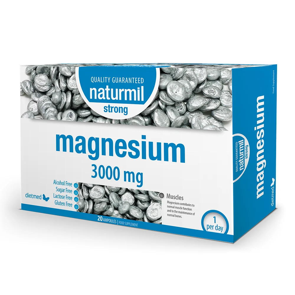 Magnesium Strong 3000 mg 20 fiole x 15 ml