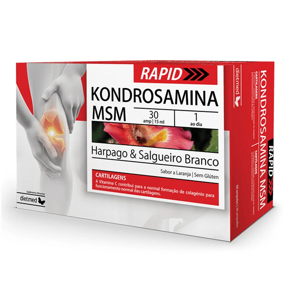 Kondrosamina MSM Rapid 30 fiole buvabile x 15 ml
