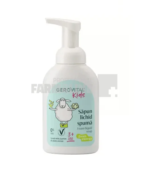 Gerovital Kids Sapun lichid spuma fresh energy 300 ml