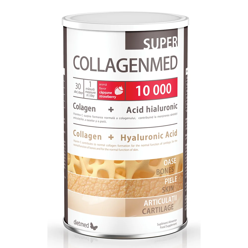 CollagenMed Super 10.000 capsune 450 g