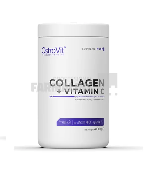 OstroVit Colagen + Vitamina C Fără Aromă 400g