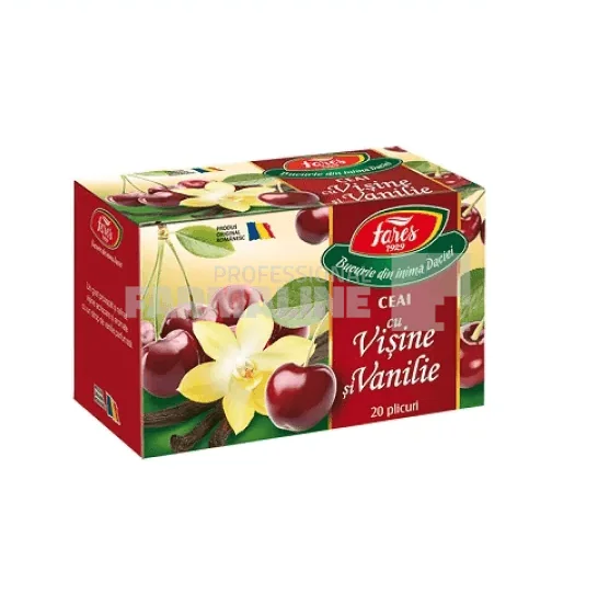 Fares Ceai visine si vanilie 20 plicuri