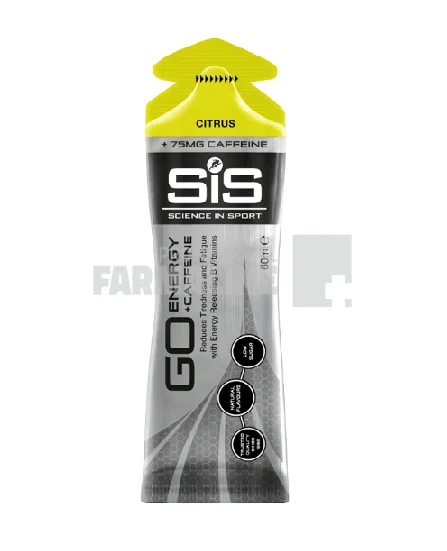 Sis Go Energy + Caffeine gel cu aroma de citrice 60 ml