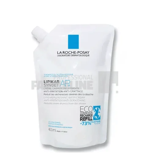 La Roche Posay Lipikar Syndet AP+ Crema de spalare - rezerva de reincarcare 400 ml