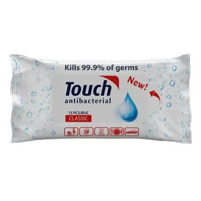 Touch Classic Servetele umede antibacteriene 15 bucati