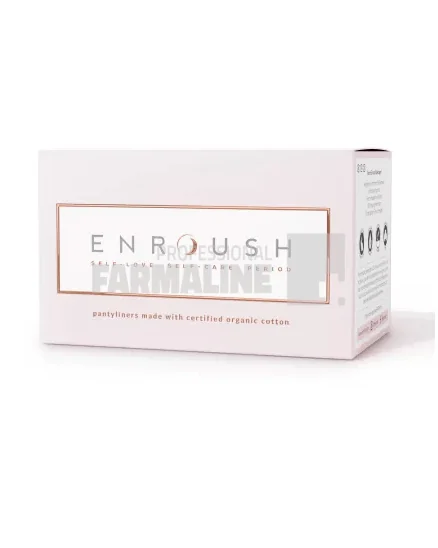 Enroush Absorbante zilnice din bumbac organic 24 bucati