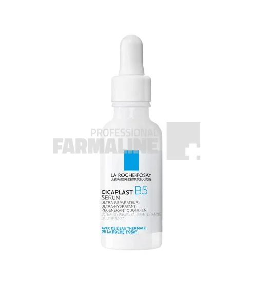 La Roche Posay Cicaplast B5 Ser ultra-reparator cu 10% pantenol 30 ml