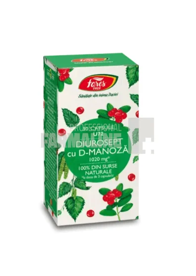 Fares Diurosept cu D-Manoza 30 capsule
