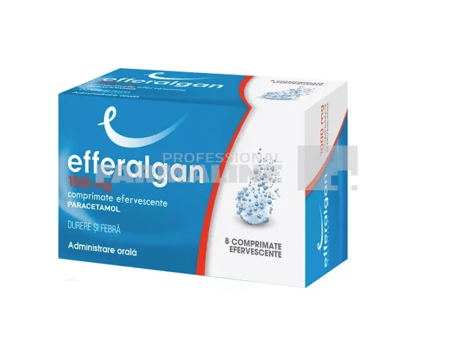 Efferalgan 1000 mg 8 comprimate efervescente