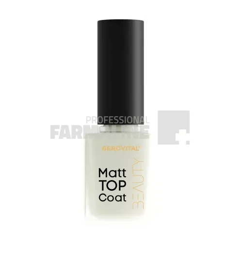 Gerovital Beauty Matt Top Coat lac de unghii 11 ml