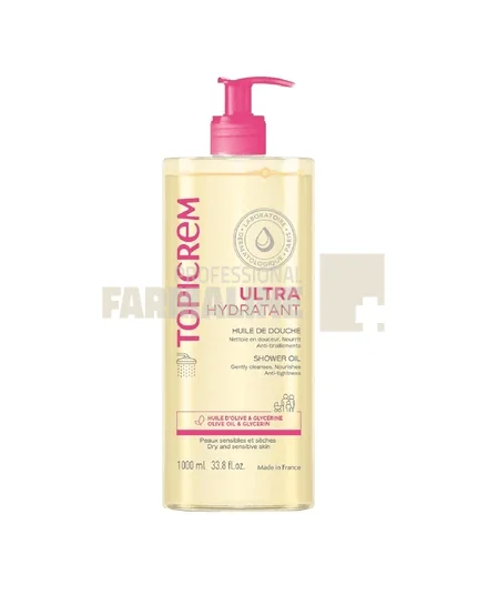Topicrem Ulei de dus ultra hidratant 1000 ml