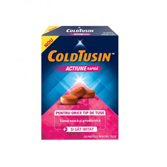 ColdTusin pastile pentru tuse 20 pastile