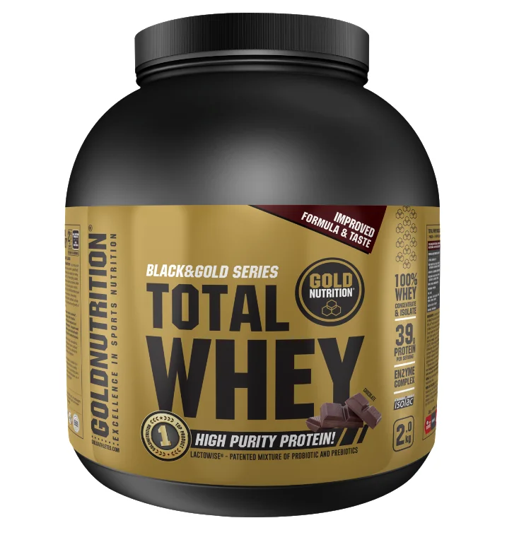 Gold Nutrition Total Whey Protein Ciocolata 2000 g
