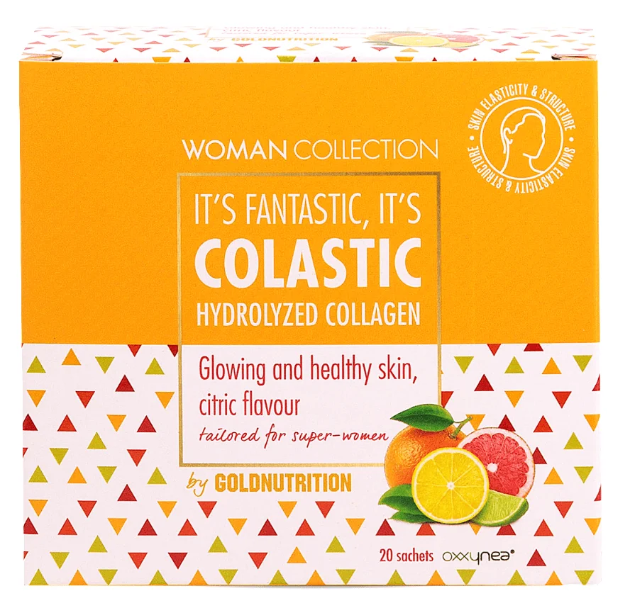 Gold Nutrition Woman Collection Colastic - Colagen hidrolizat citrice 20 plicuri