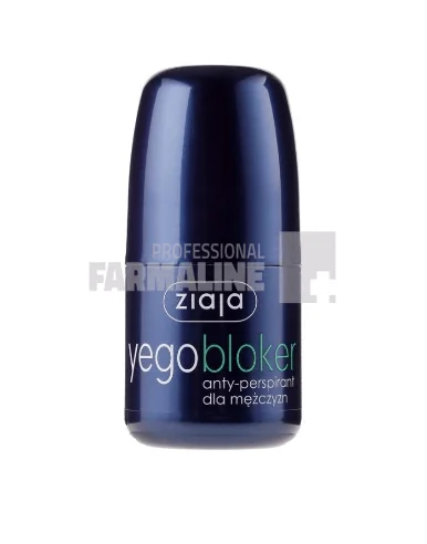 Ziaja Roll-on antiperspirant cu ricin si ulei de menta Blocker pentru barbati 60 ml