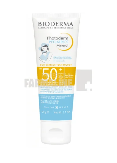Bioderma Photoderm Pediatrics Mineral Crema SPF50+ 50g