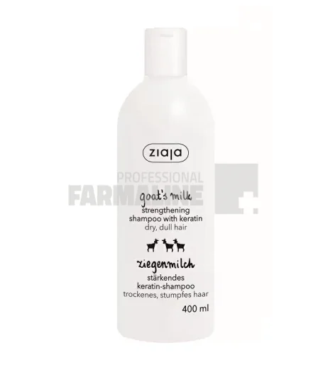 Ziaja Goat's Milk Sampon cu keratina 400 ml