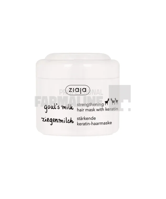 Ziaja Goat's Milk Masca pentru par cu keratina 200 ml