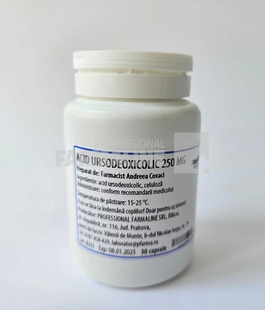 Acid Ursodeoxicolic 250 mg 30 capsule