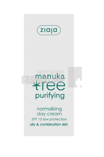 Ziaja Manuka Tree Crema de zi normalizatoare SPF10 50 ml
