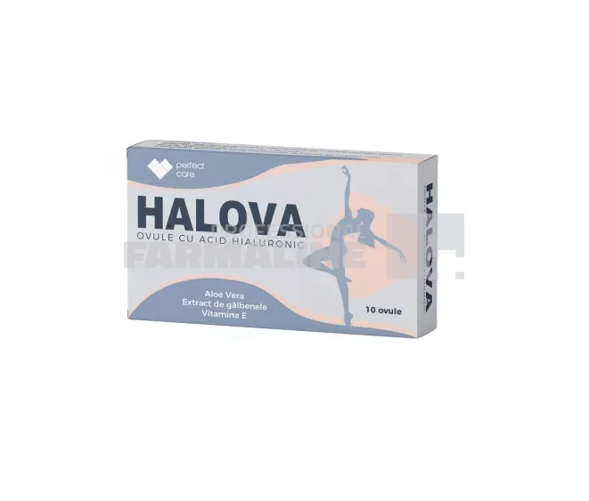 Halova Ovule cu acid hialuronic 10 ovule