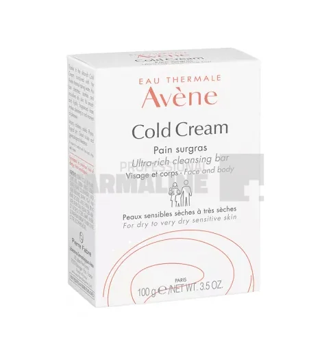 Avene Cold Crem Sapun emolient ten uscat si foarte uscat 100 g