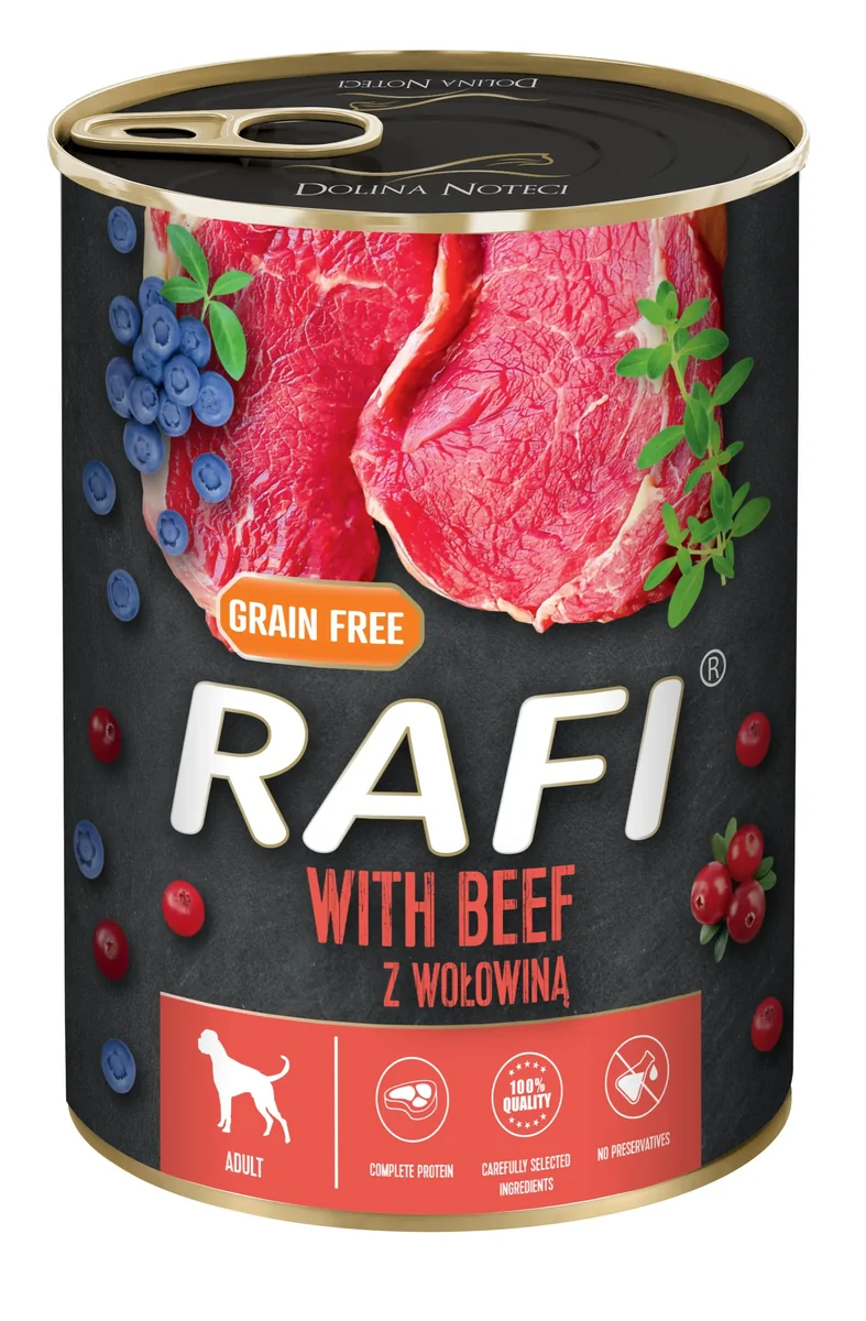 Hrana Umeda Caini, Rafi Dog, Vita si Afine, 400 g
