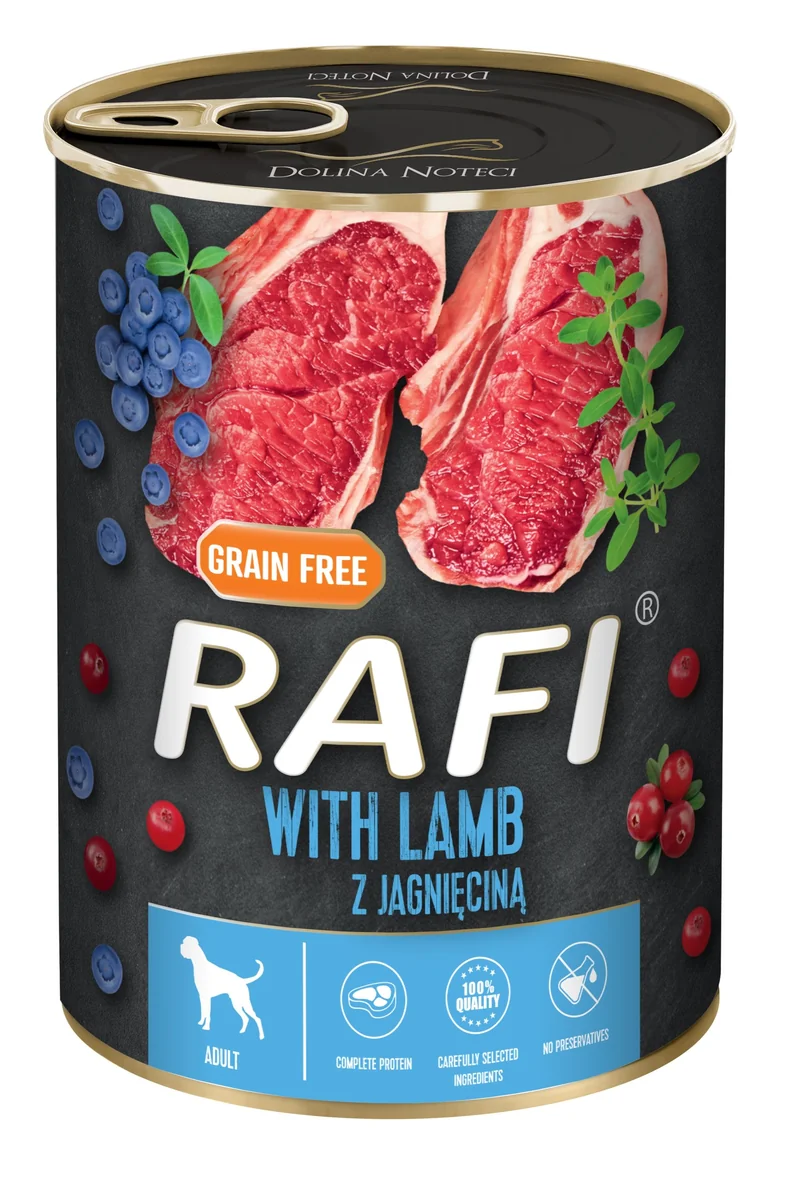 Hrana Umeda Caini, Rafi Dog, Miel si Afine, 400 g