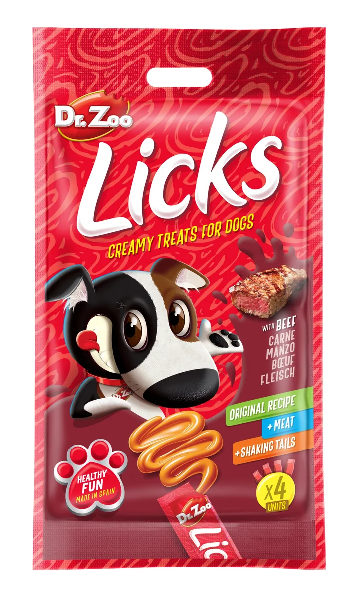 Dr Zoo Licks, recompense caini, Vita, 4x15 g